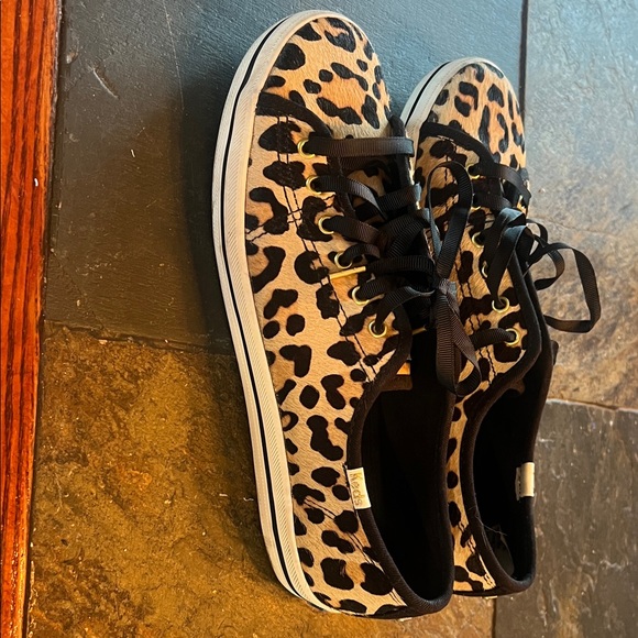Kate Spade Keds Leopard Print Sneakers size 7.5 - Picture 5 of 8